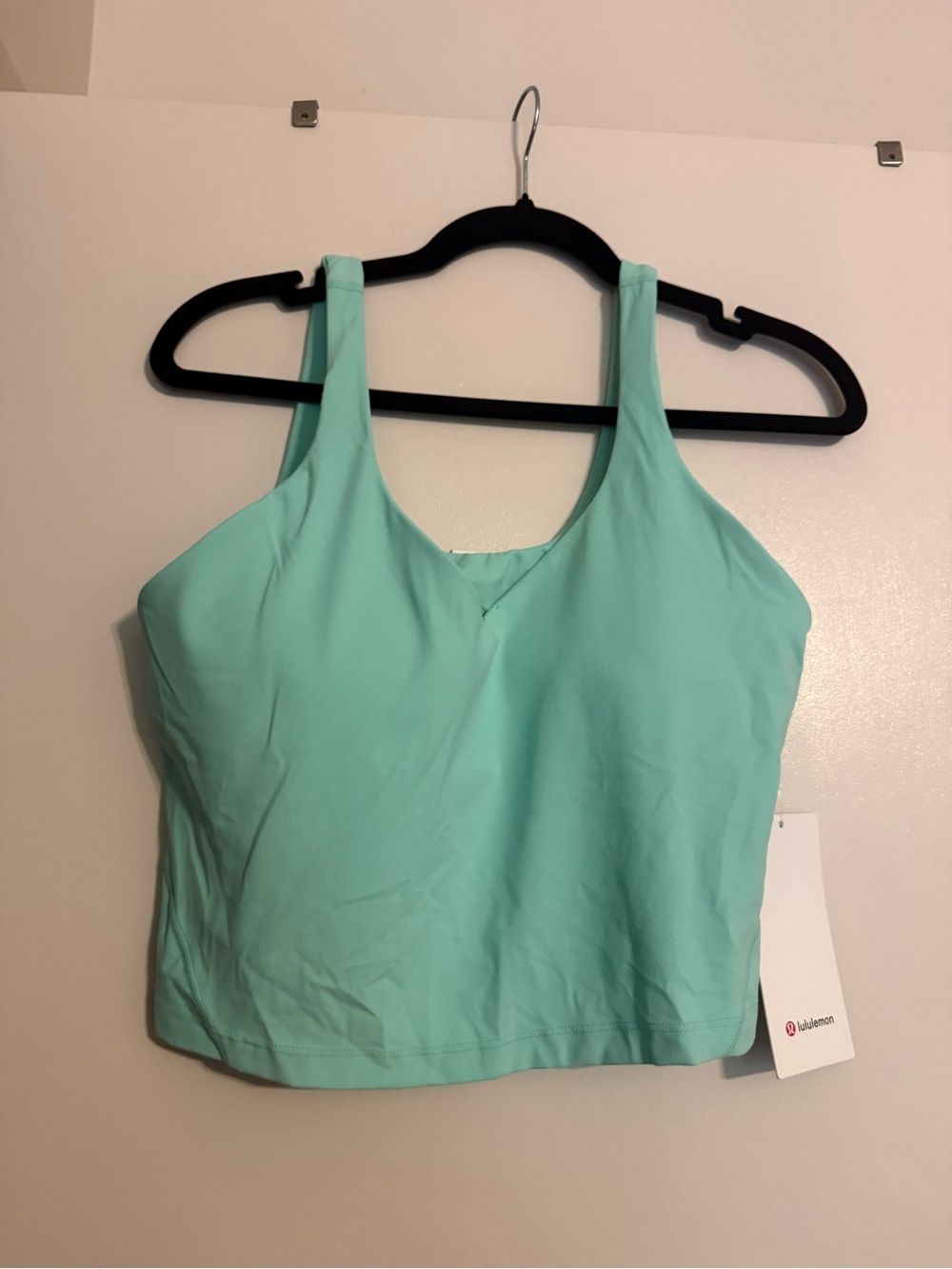 lululemon athletica Mint Green Support Tank Bra